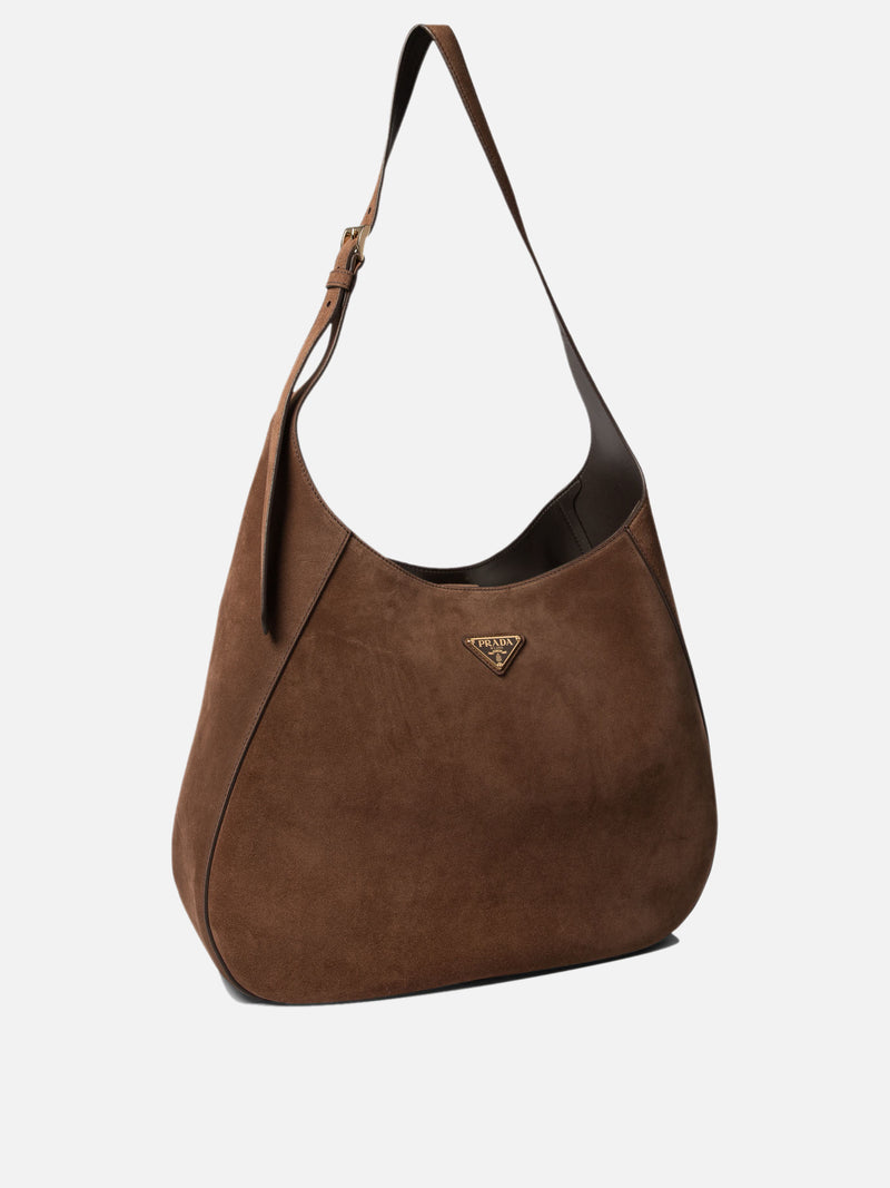 Vietti Prada Borsa hobo in pelle scamosciata I Più Venduti
