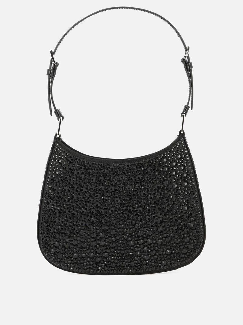 Vietti Prada Borsa "Prada Cleo" in raso con cristalli Italia