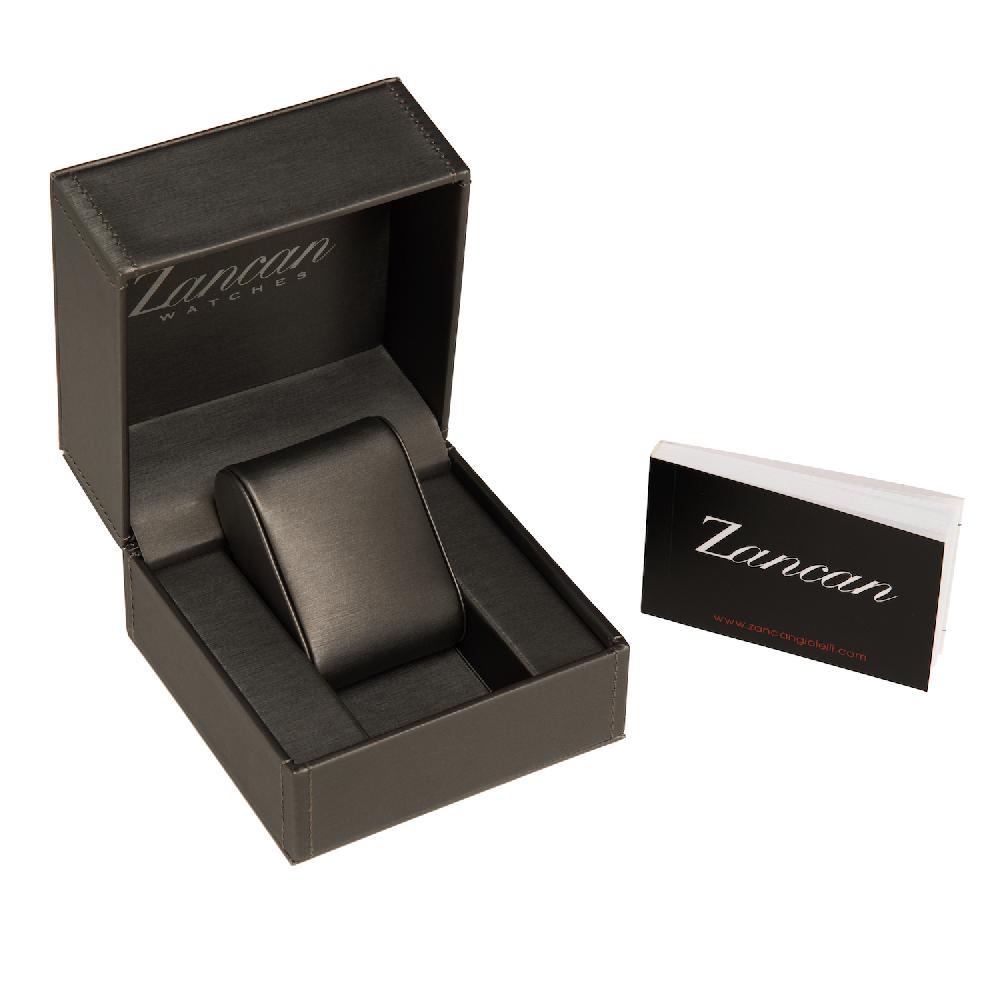 ﻿Zancan Orologio solo tempo Zancan in acciaio con datario e cinturino in silicone Sconto