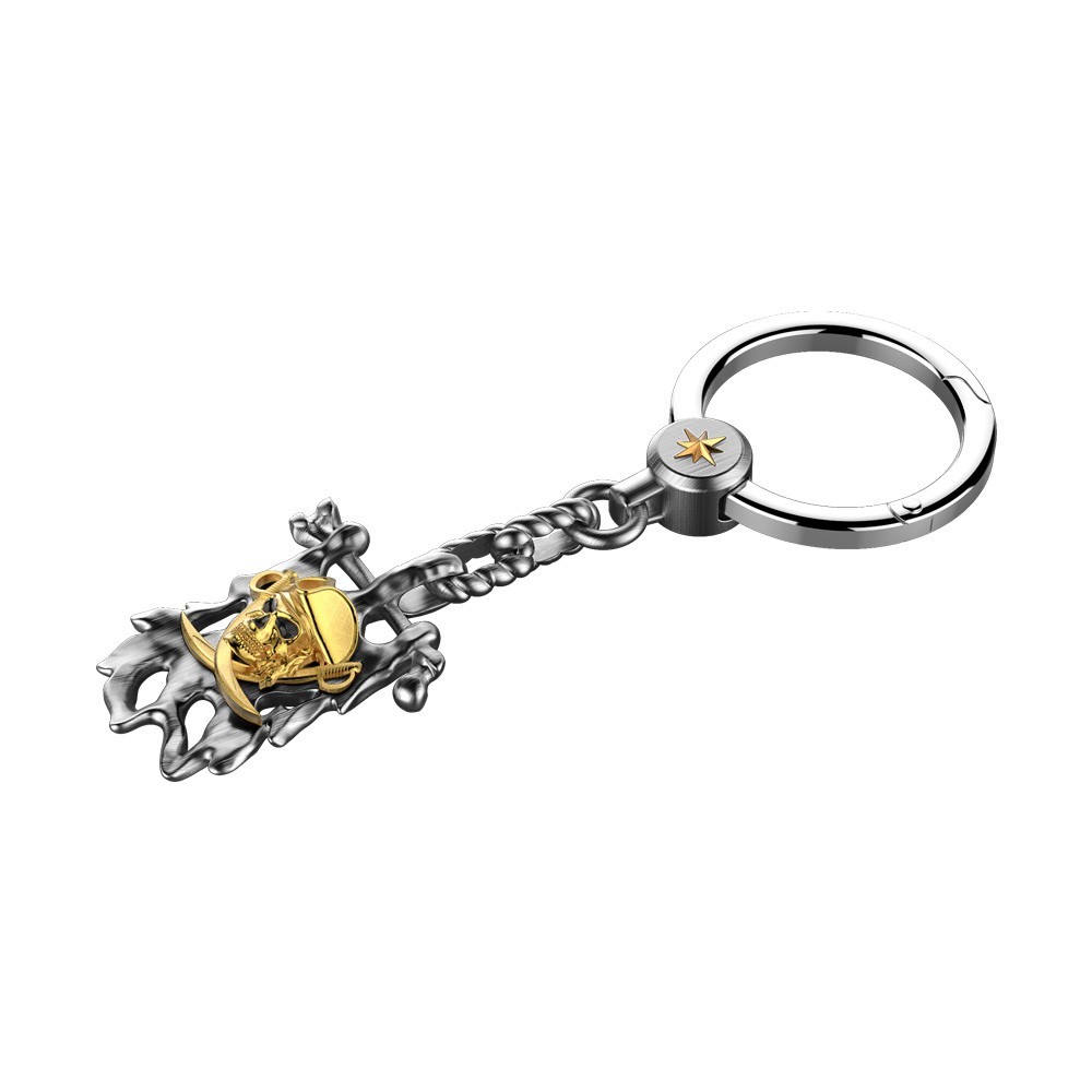 Zancan Portachiavi in argento con pirata