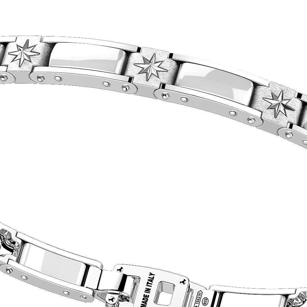 Zancan Bracciale Zancan in argento e ceramica con rose dei venti Qualità Garantita