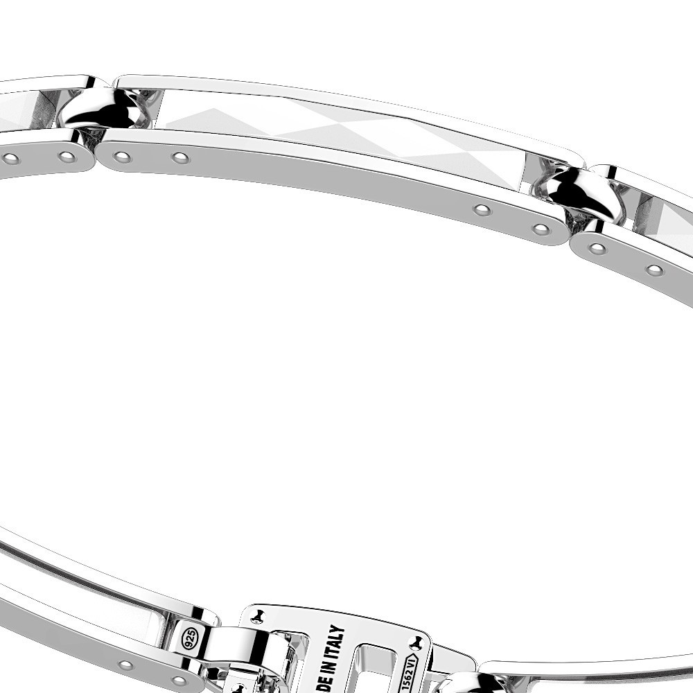 Zancan Bracciale Zancan in argento e ceramica Shopping Online