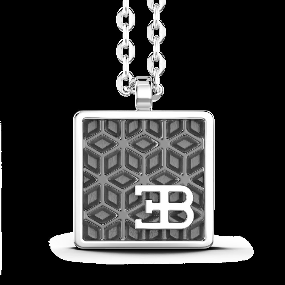 Zancan Collana Bugatti con targa in argento