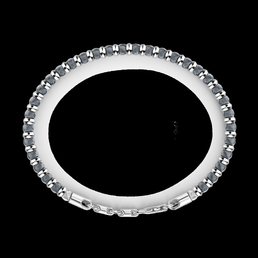 Zancan Bracciale Zancan morbido in argento a sfere 2025