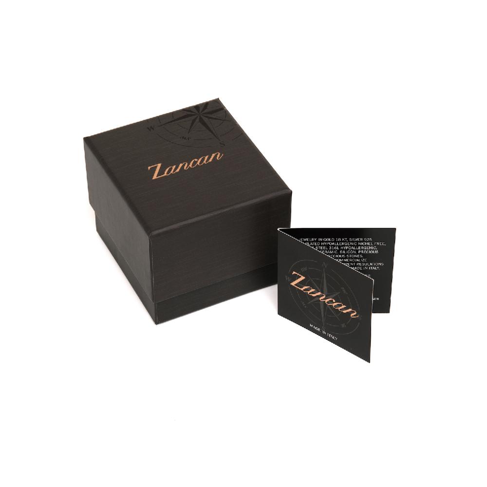 Zancan Bracciale Zancan morbido con sfere in argento e croce greca Negozi Online