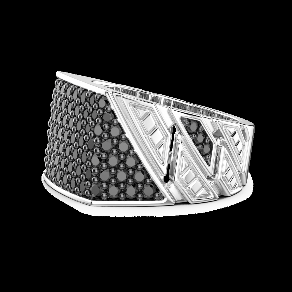 Zancan Anello chevalier Zancan in argento con pietre Convenienza