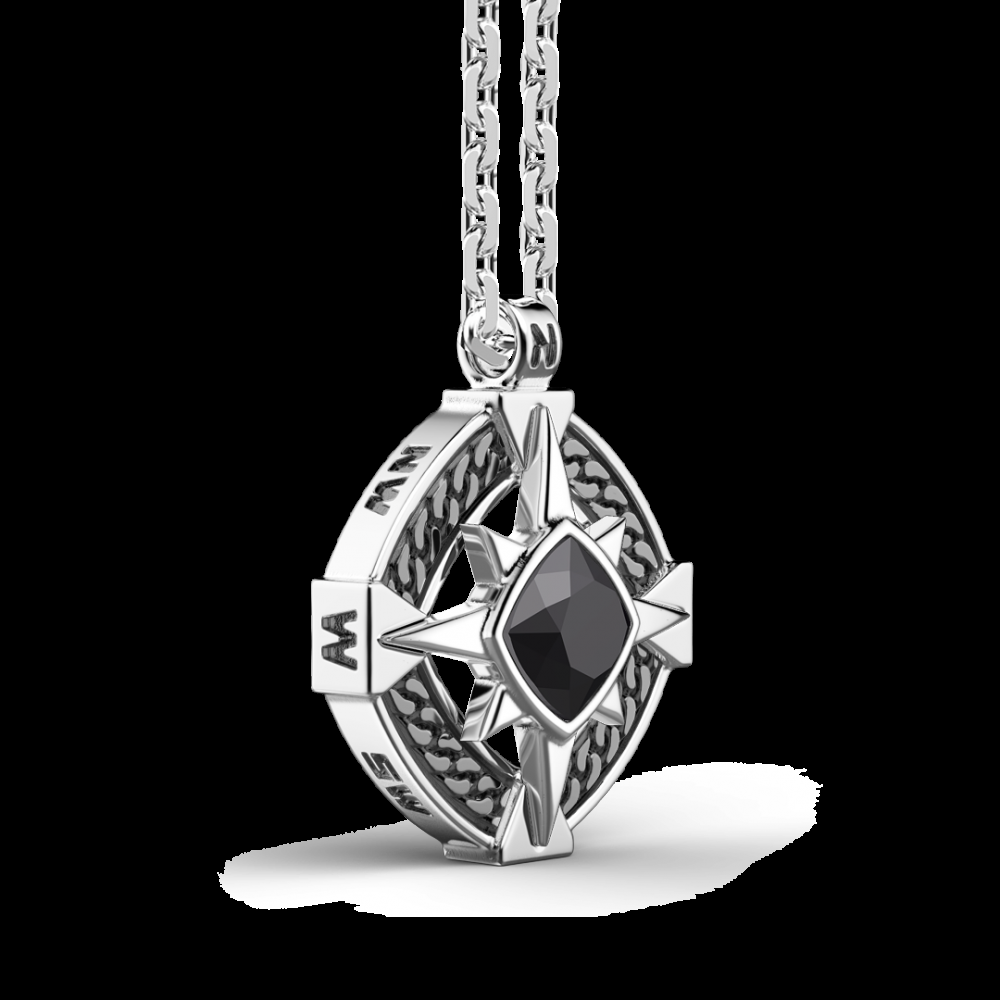 Zancan Collana in argento con onice sul pendente Saldi