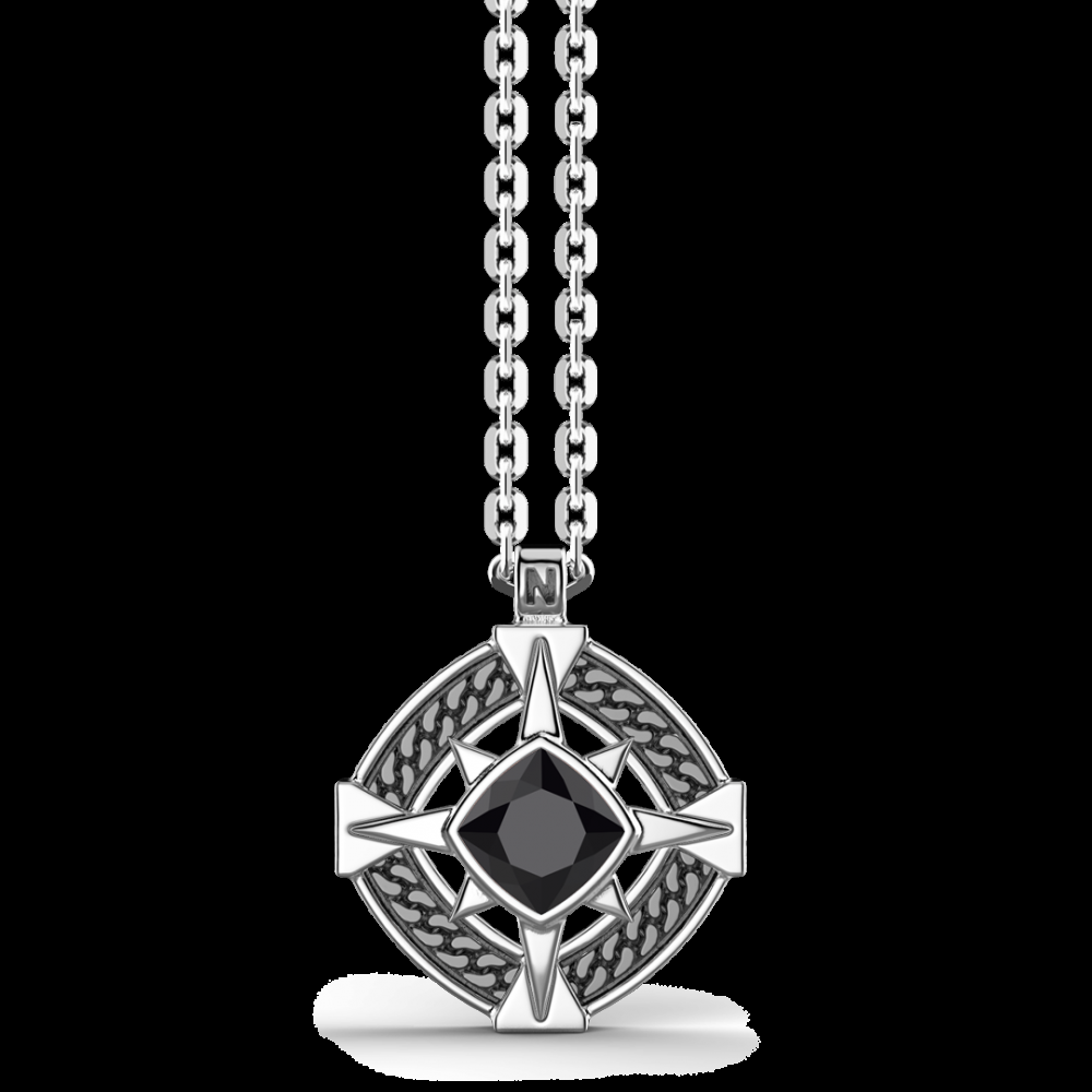 Zancan Collana in argento con onice sul pendente Saldi