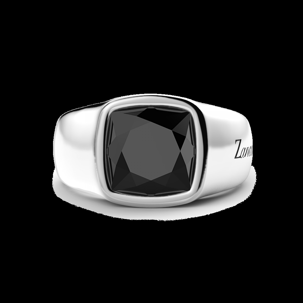 Zancan Anello in argento con onice