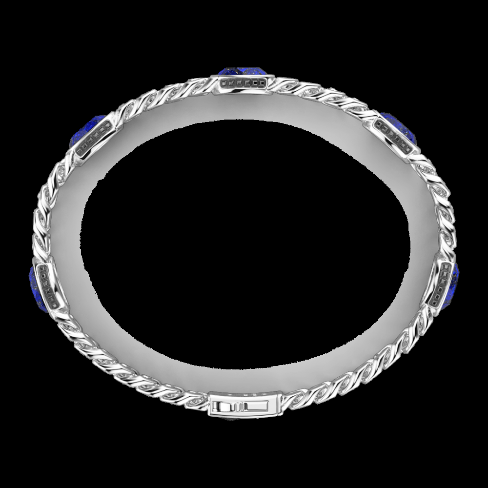 Zancan Bracciale a grumetta Zancan in argento con pietre blu Negozi Online