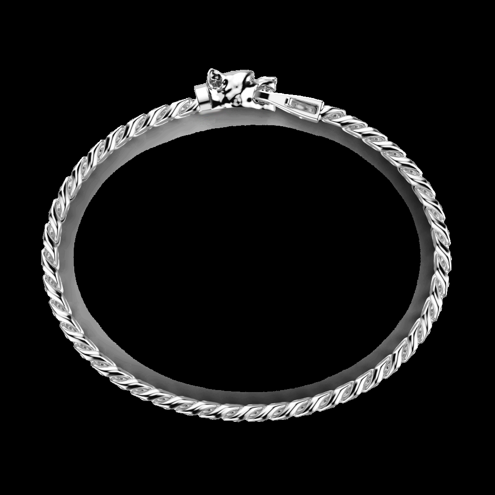 Zancan Bracciale a grumetta Zancan in argento con chiusura a testa di pitbull Fino Al -60%