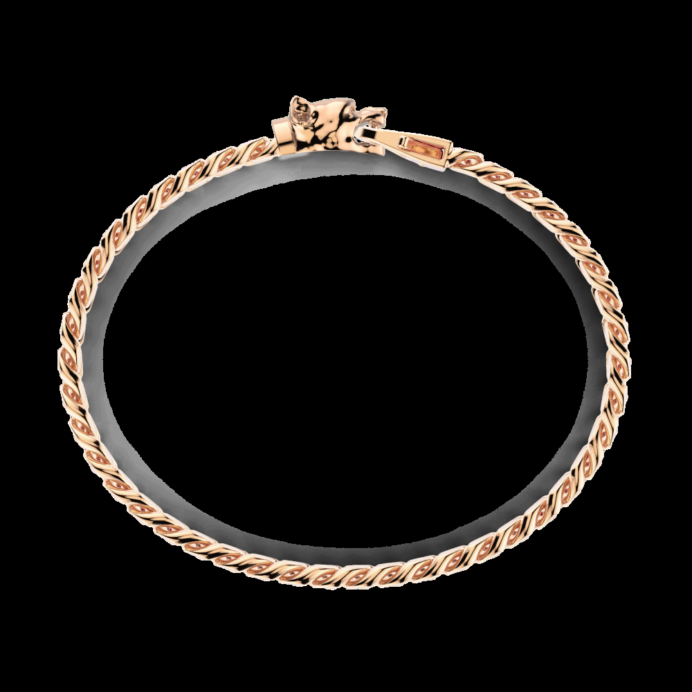 Zancan Bracciale a grumetta Zancan in argento con chiusura a testa di pitbull Prezzo Ridotto