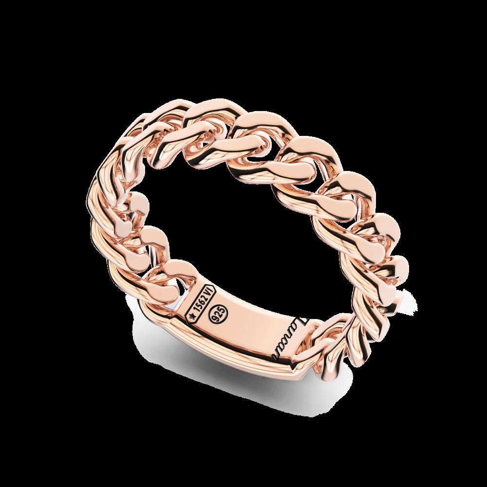 Zancan Anello in argento con groumette Vendita Calda