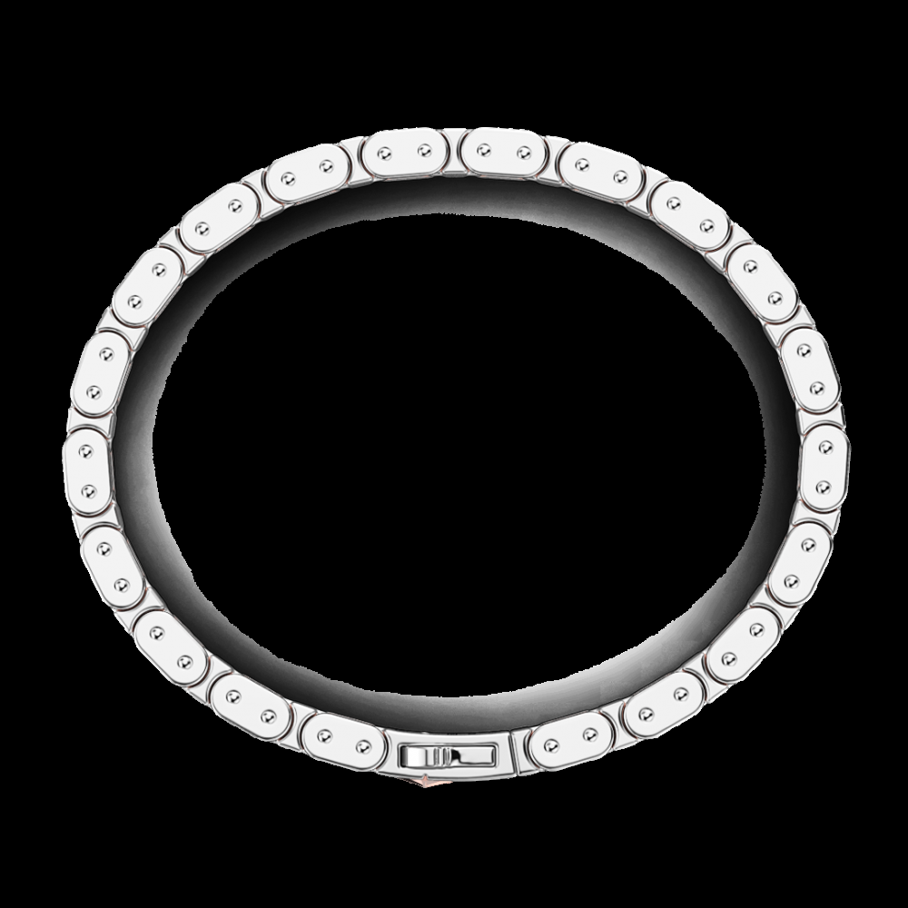 Zancan Bracciale da uomo Zancan in argento e oro rosa Italy