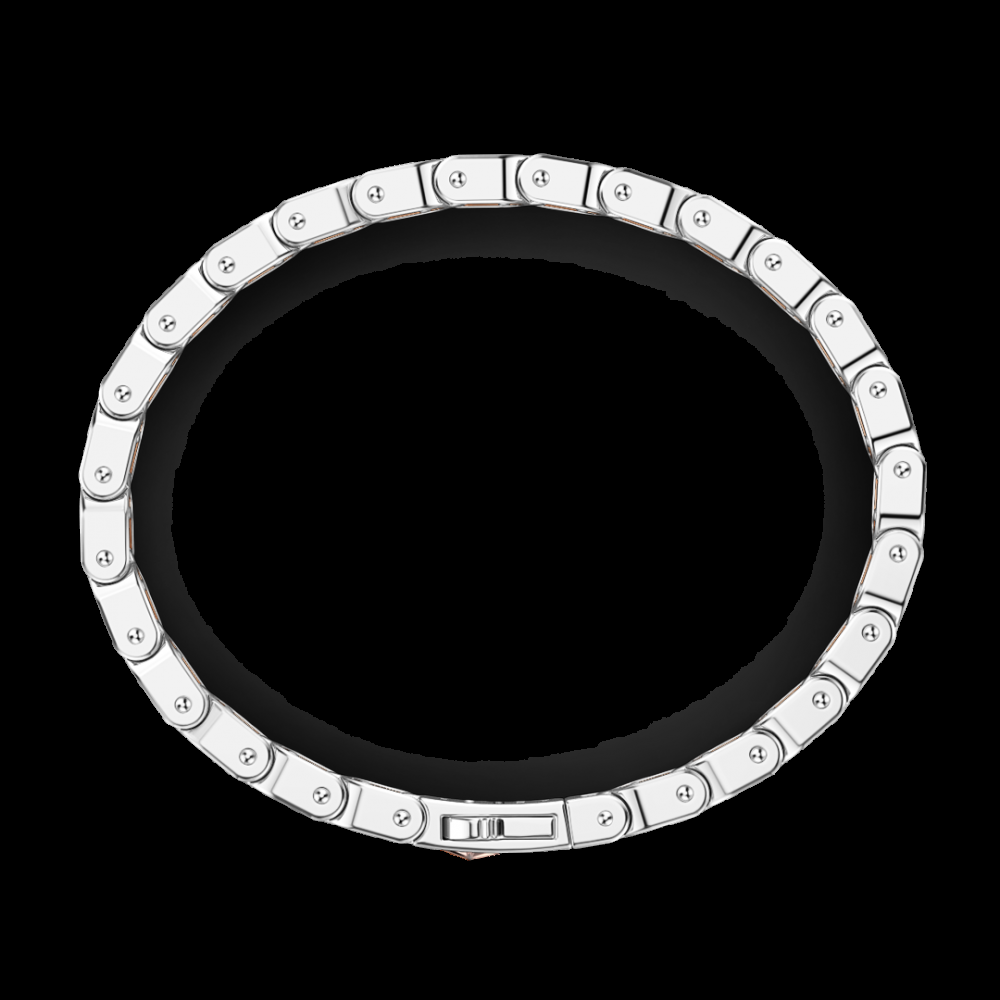 Zancan Bracciale da uomo Zancan in argento e oro rosa Vendita