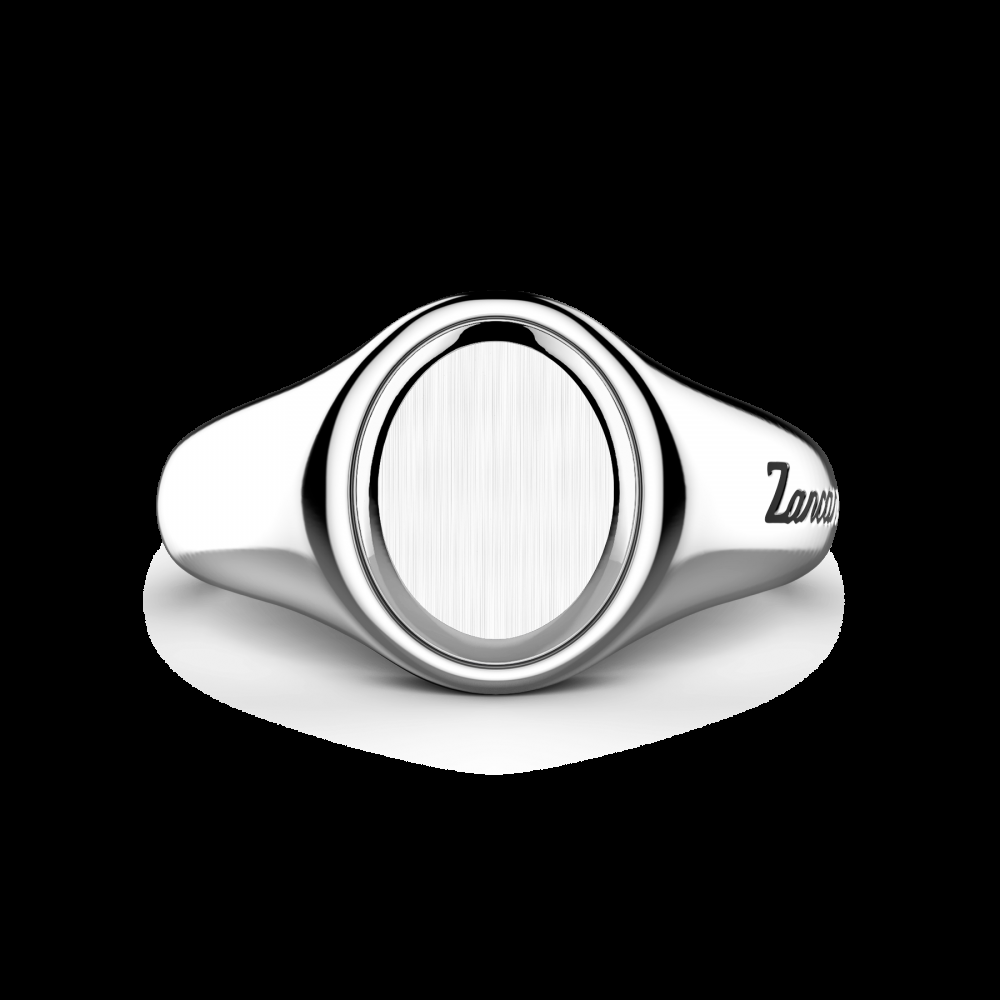 Zancan Anello chavlier Zancan in argento rotondo