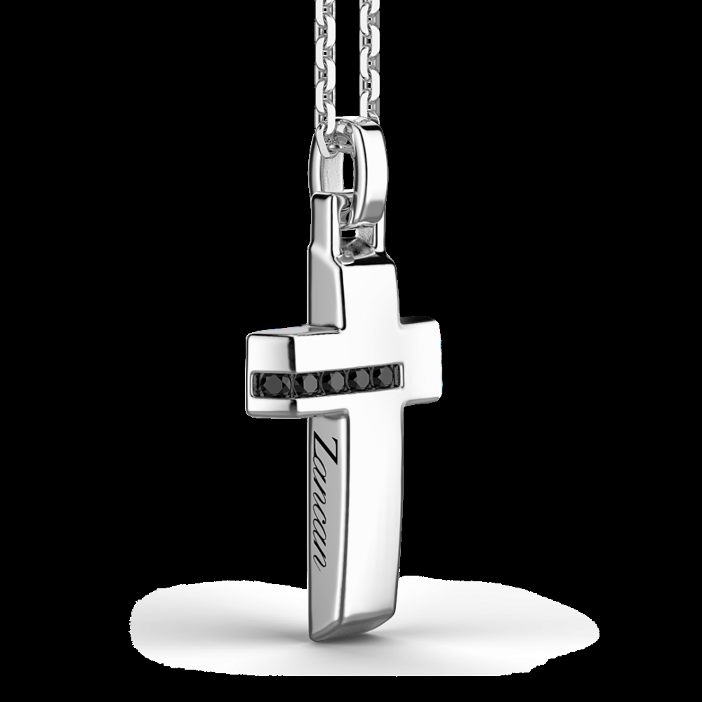 Zancan Collana Zancan in argento con pendente a croce Pezzi Unici