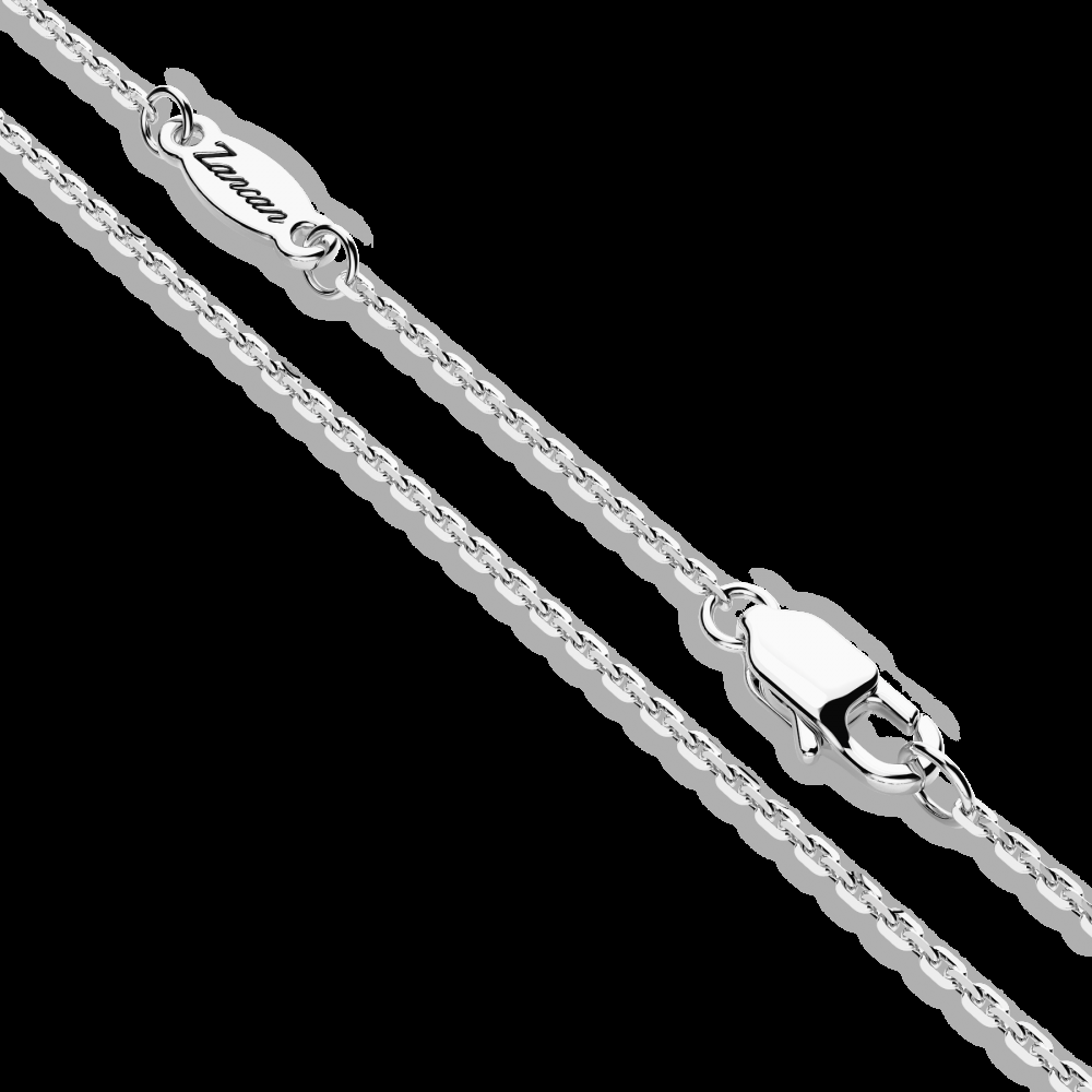 Zancan Collana Zancan in argento con pendente a croce e pietre nere Affare Del Giorno