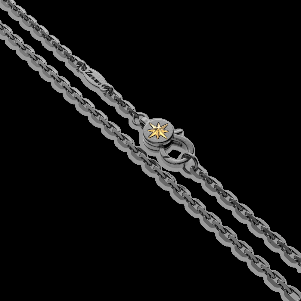 Zancan Collana Zancan in argento brunito con faro Vendita Economica