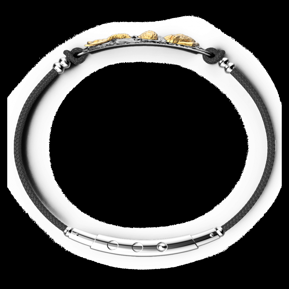 Zancan Bracciale Zancan in argento brunito con Sirena In Saldo