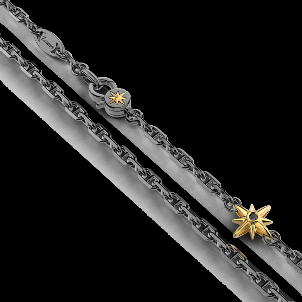 Zancan Collana in argento con rosa dei venti Moda