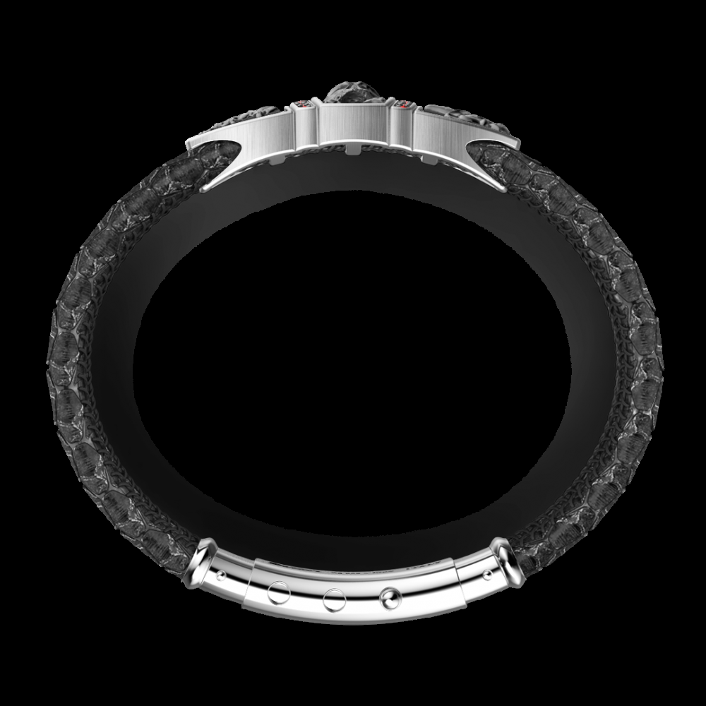 Zancan Bracciale Zancan in pelle di con teschio In Saldo