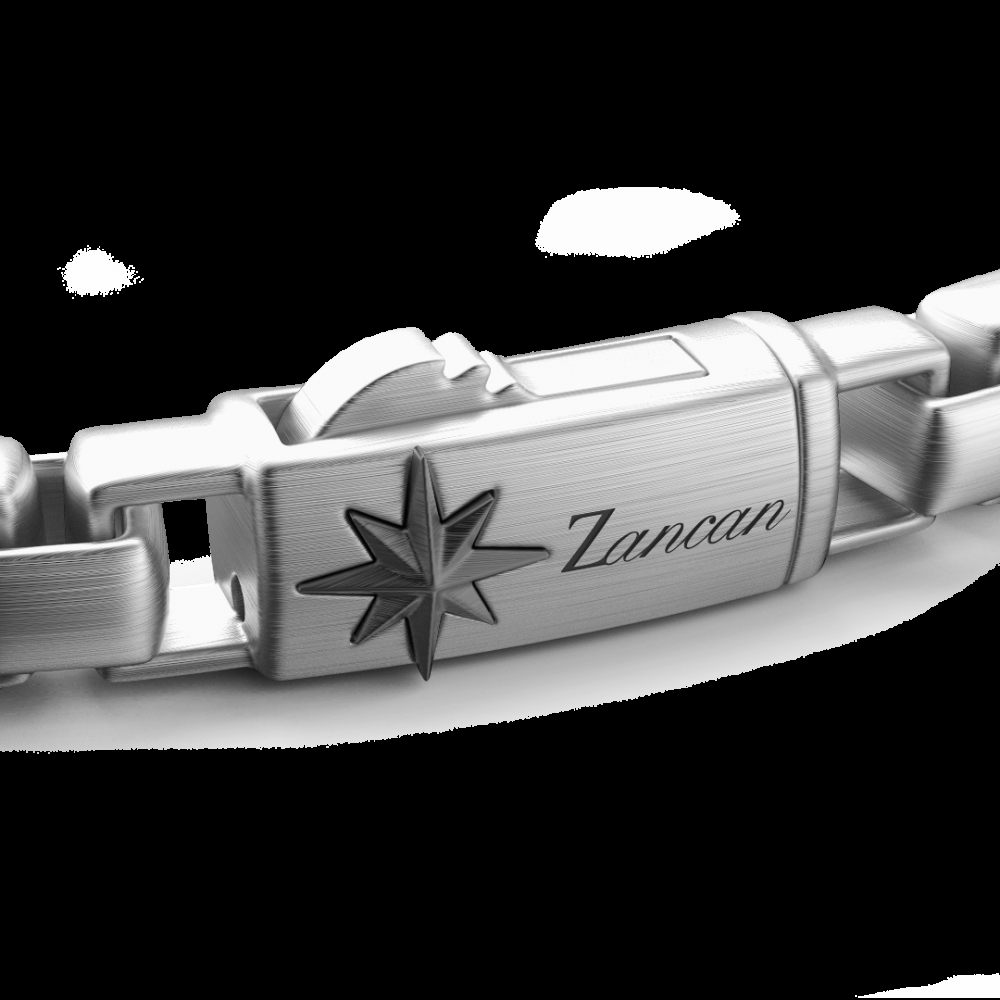 Zancan Bracciale a maglia Zancan in argento con teschi Moda