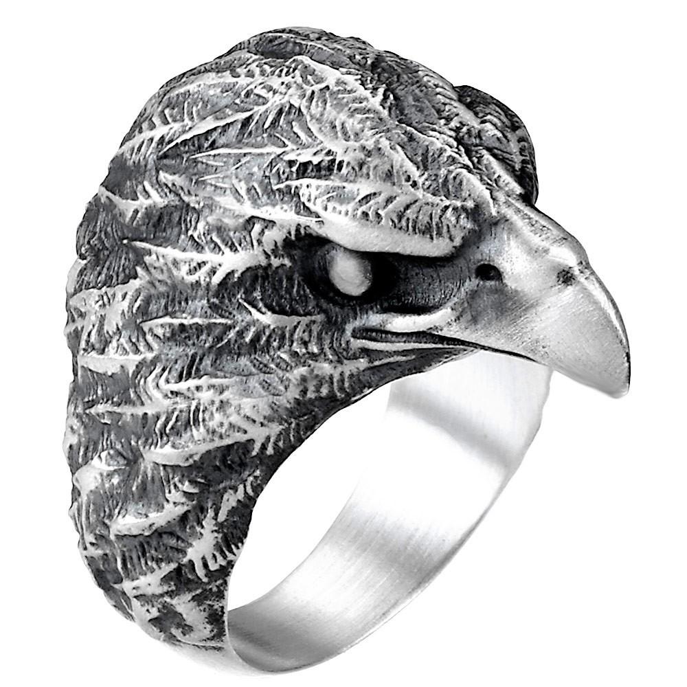 Zancan Anello Zancan ad aquila in argento Spedizione Gratuita