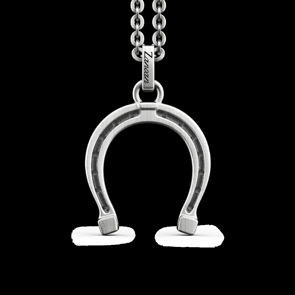Zancan Collana Zancan in argento con pendente a ferro di cavallo