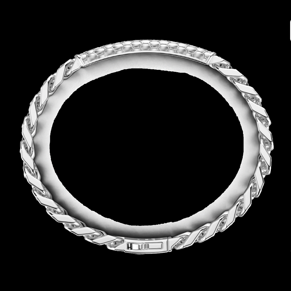 Zancan Bracciale Zancan in argento con targa centrale 2025