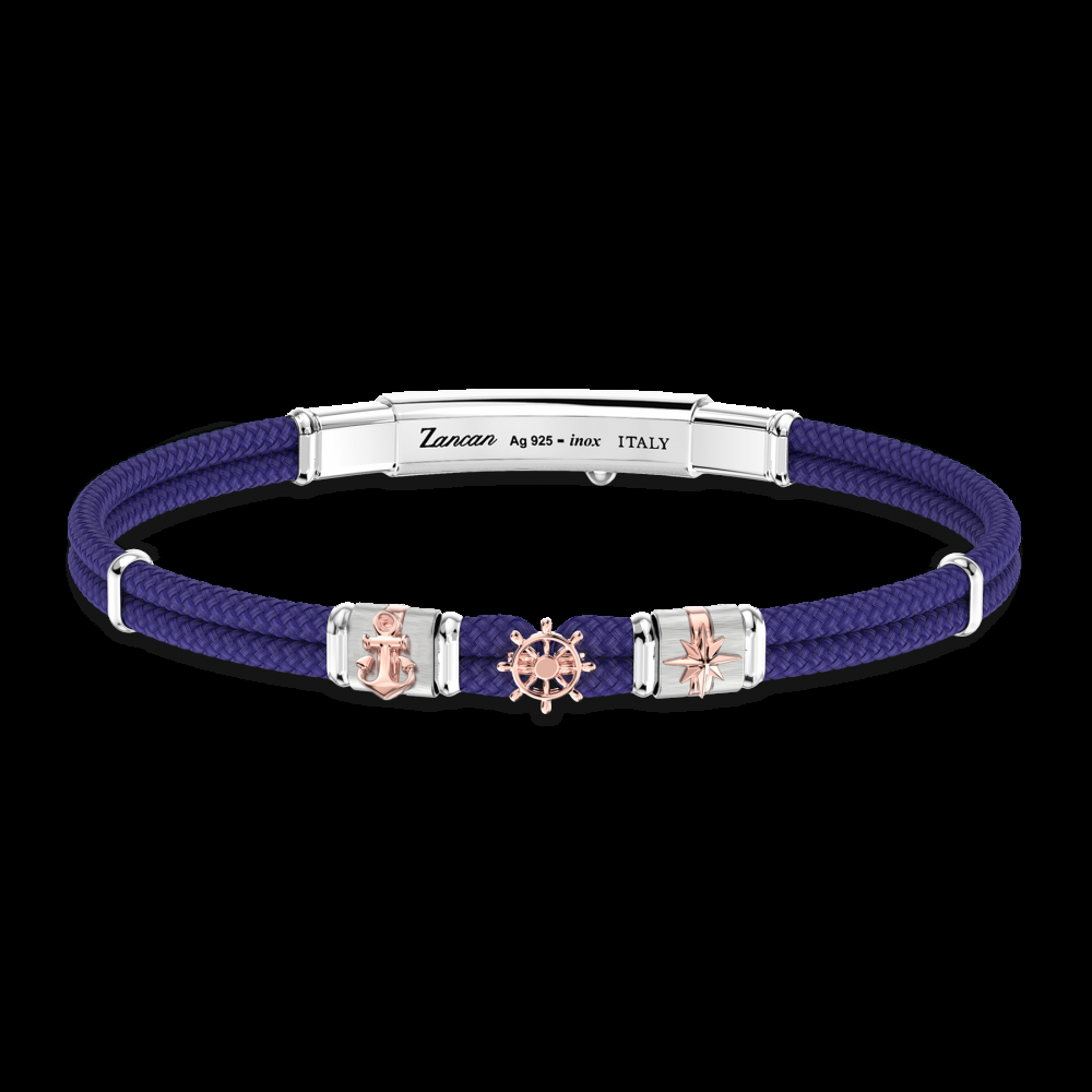 Zancan Bracciale Zancan in kevlar con elementi nautici