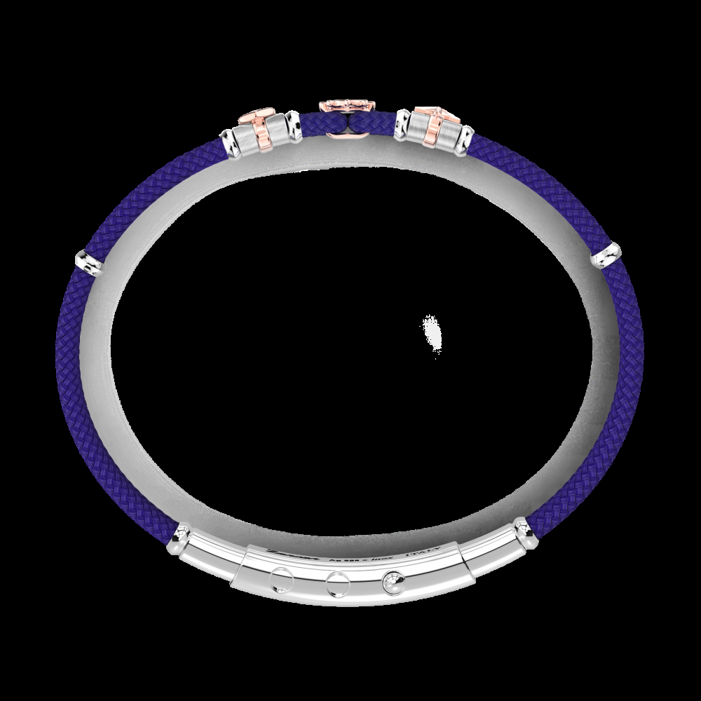 Zancan Bracciale Zancan in kevlar con elementi nautici Vendita Calda