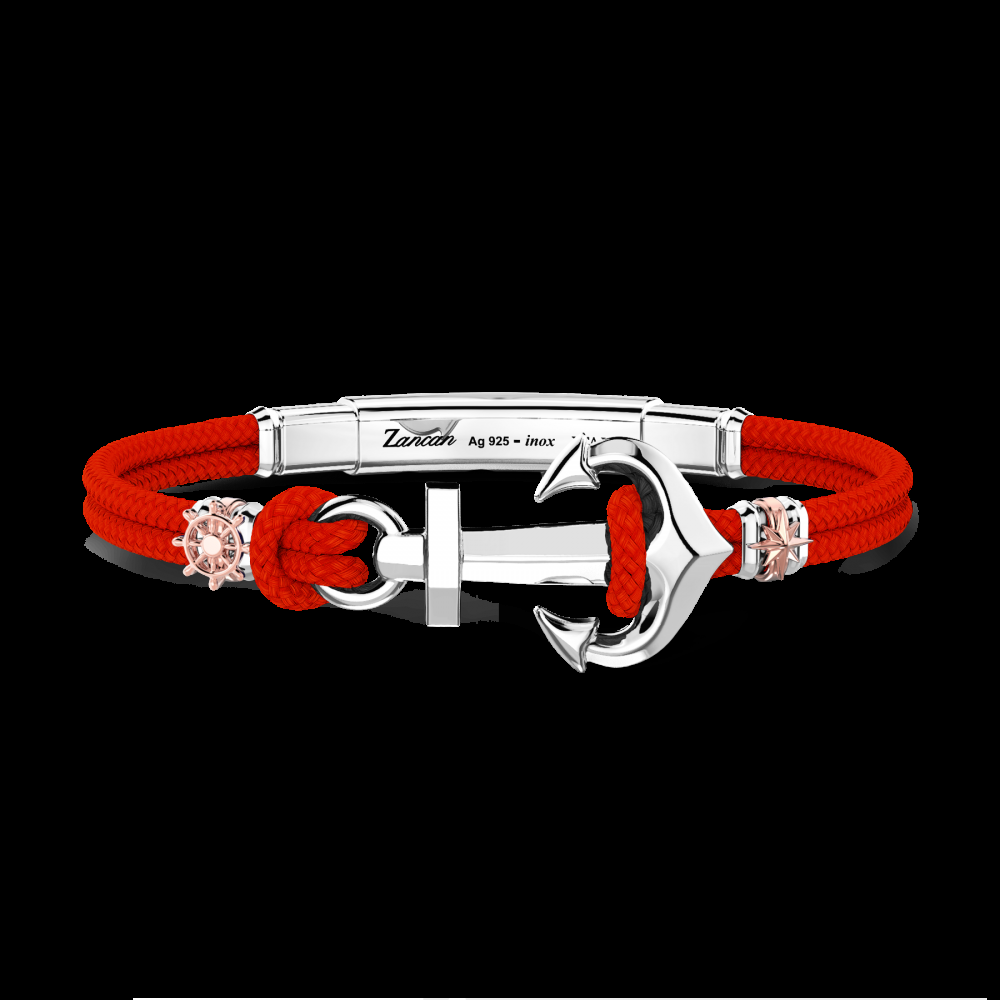 Zancan Bracciale Zancan in kevlar con ancora