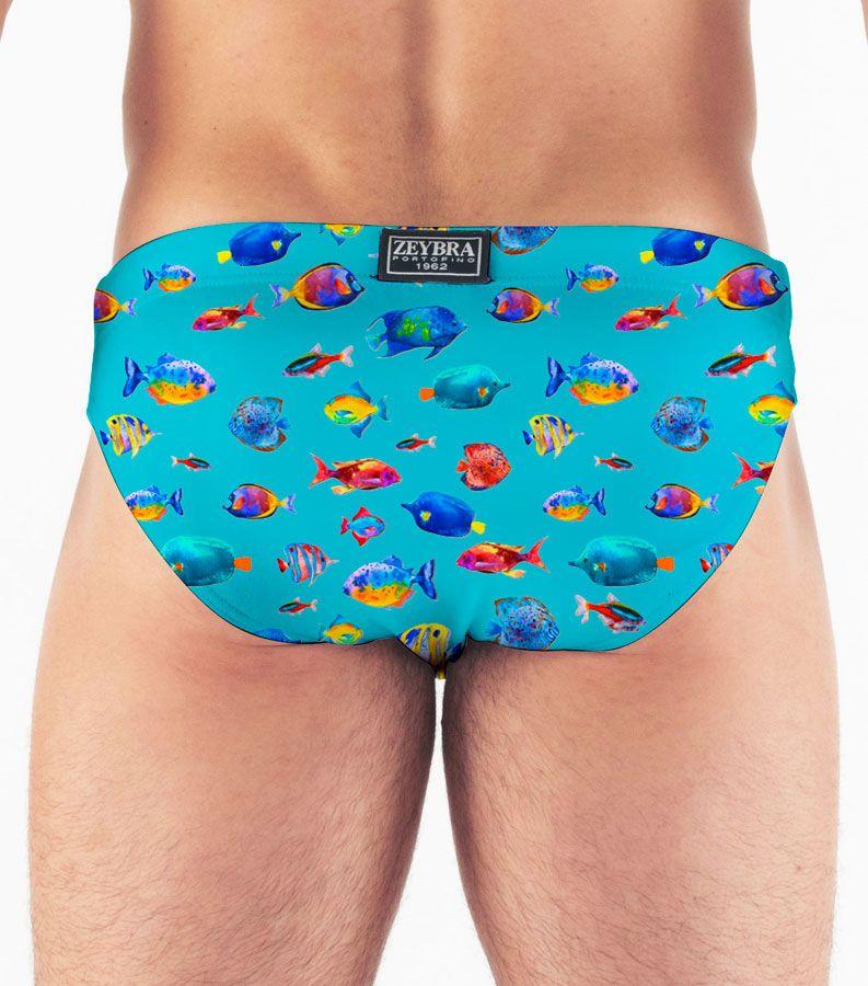 Zeybra SLIP UOMO PESCI HAWAII Italy
