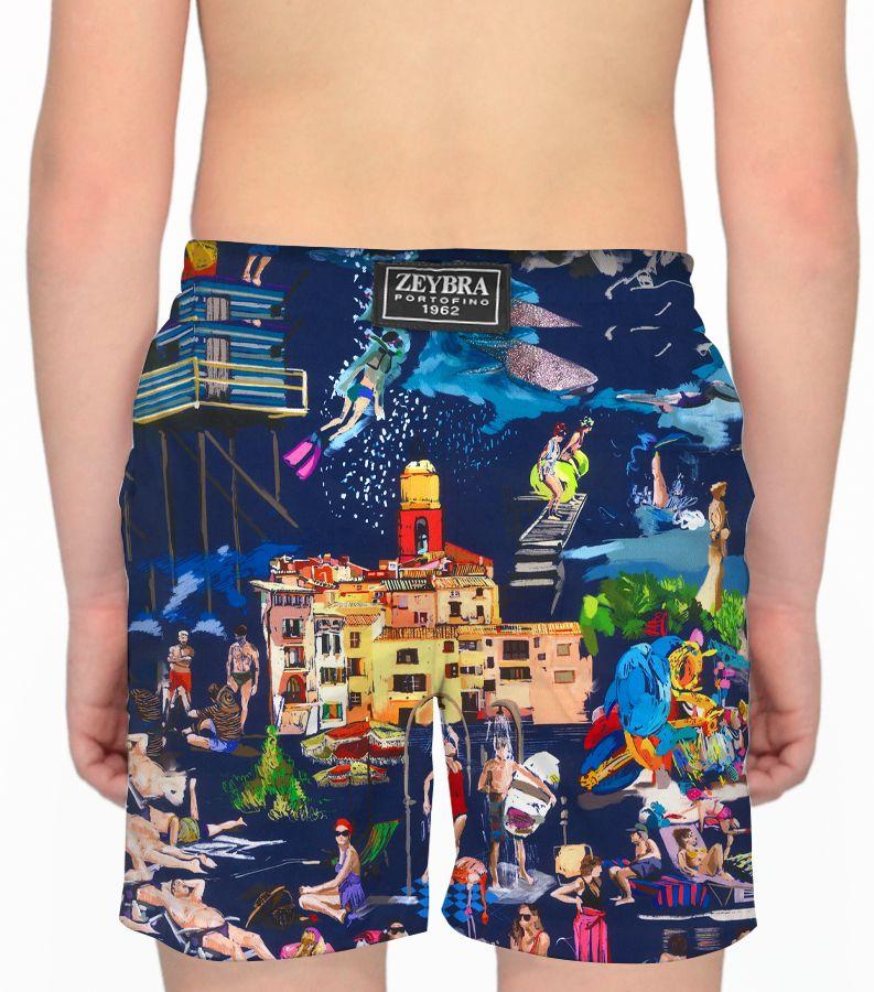 Zeybra COSTUME BAMBINO ESTATE BLU Saldi Di Fabbrica