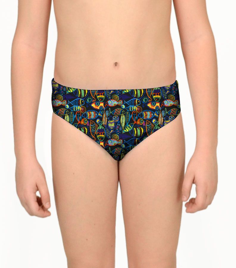 Zeybra SLIP BAMBINO PESCI CRAYON NERO Prezzo Ridotto