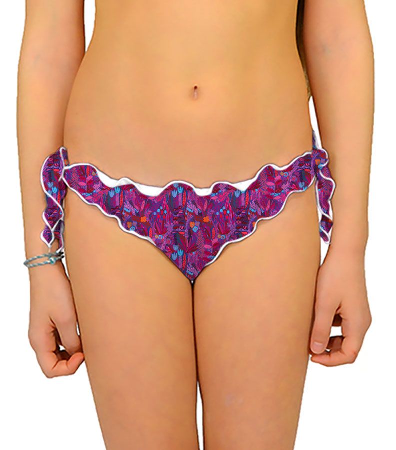 Zeybra SLIP BAMBINA ARRICCIATO BOTANIC FUXIA Vendite Flash