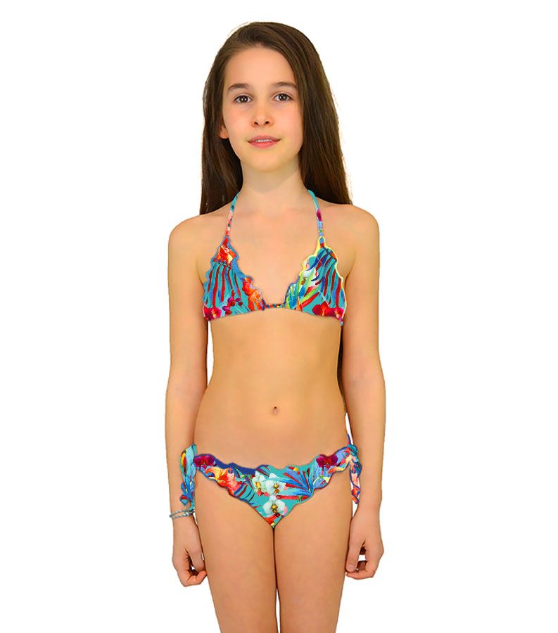 Zeybra TRIANGOLO BAMBINA REVERSIBILE GIUNGLA BALI Negozio