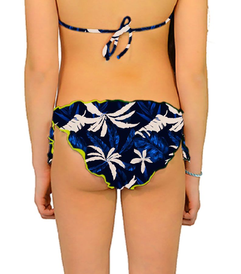 Zeybra SLIP BAMBINA REVERSIBILE FORESTA BLU Nuova
