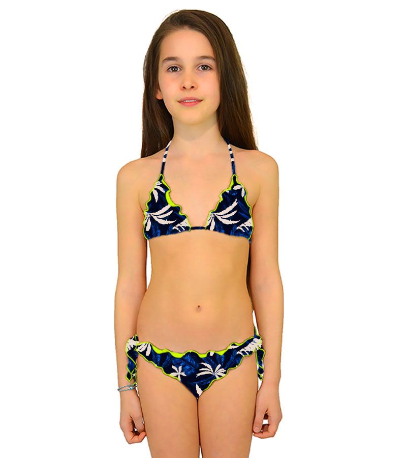Zeybra SLIP BAMBINA REVERSIBILE FORESTA BLU Nuova