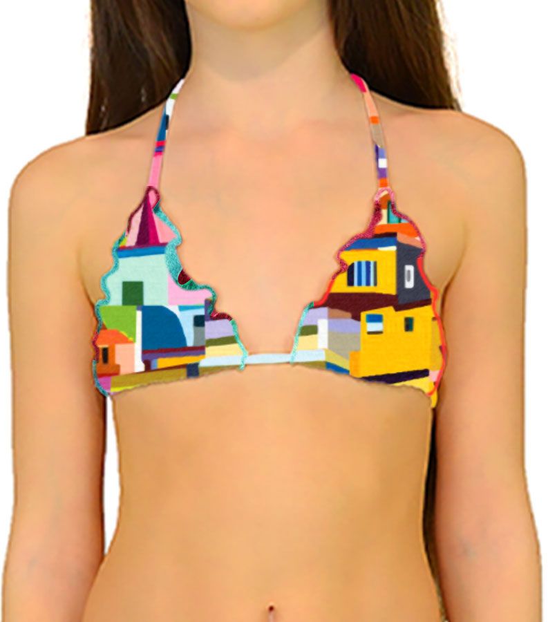 Zeybra TRIANGOLO BAMBINA REVERSIBILE AMALFI GIALLO 2025