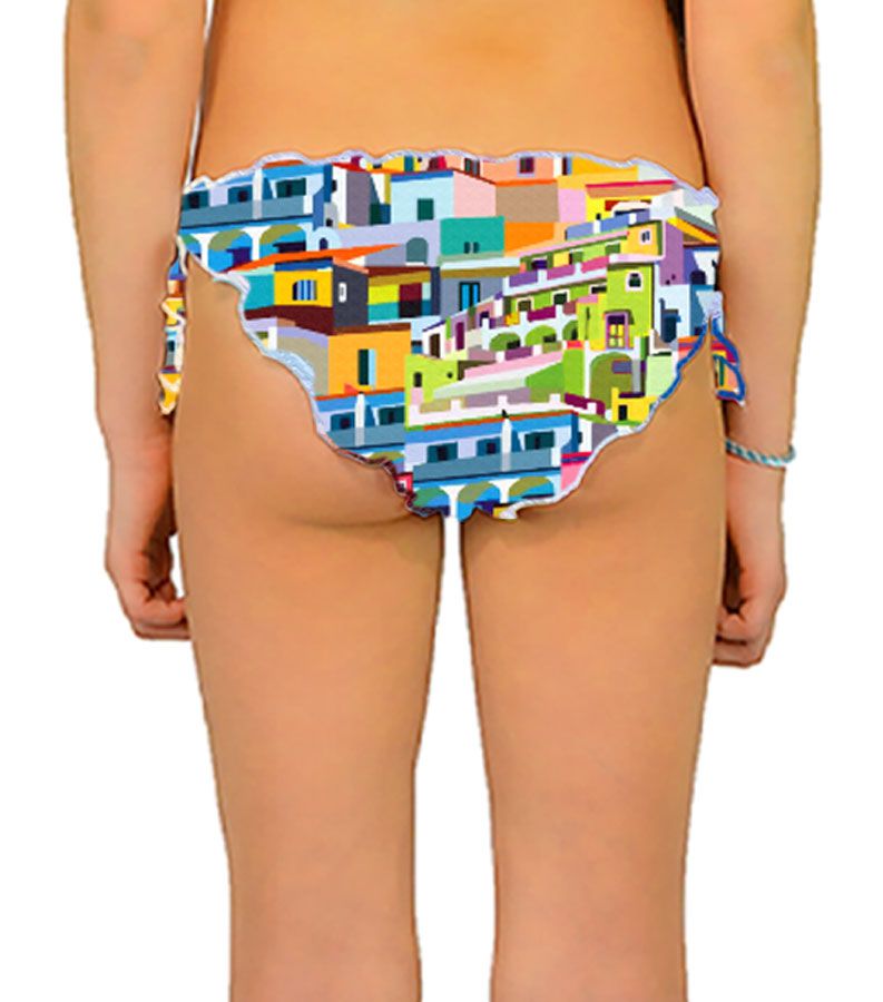 Zeybra SLIP BAMBINA REVERSIBILE AMALFI GIALLO Italy