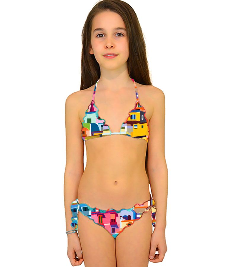 Zeybra SLIP BAMBINA REVERSIBILE AMALFI GIALLO Italy