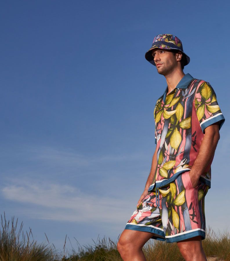 ZeybraZEYBRA PORTOFINO - PANTALONCINI BAMBOO IN SETA Pezzi Unici