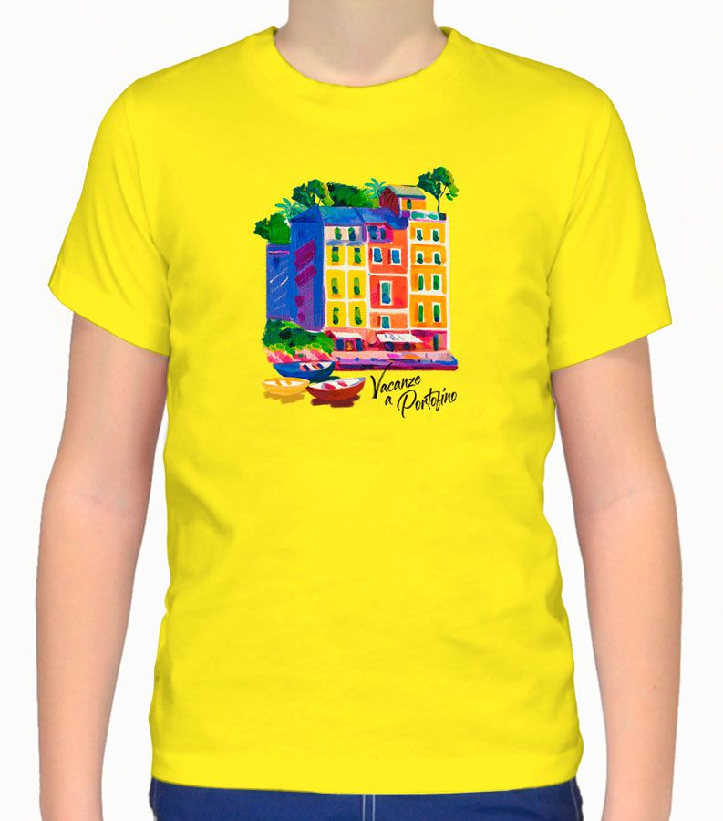 Zeybra T-SHIRT BAMBINO GIALLO Italy