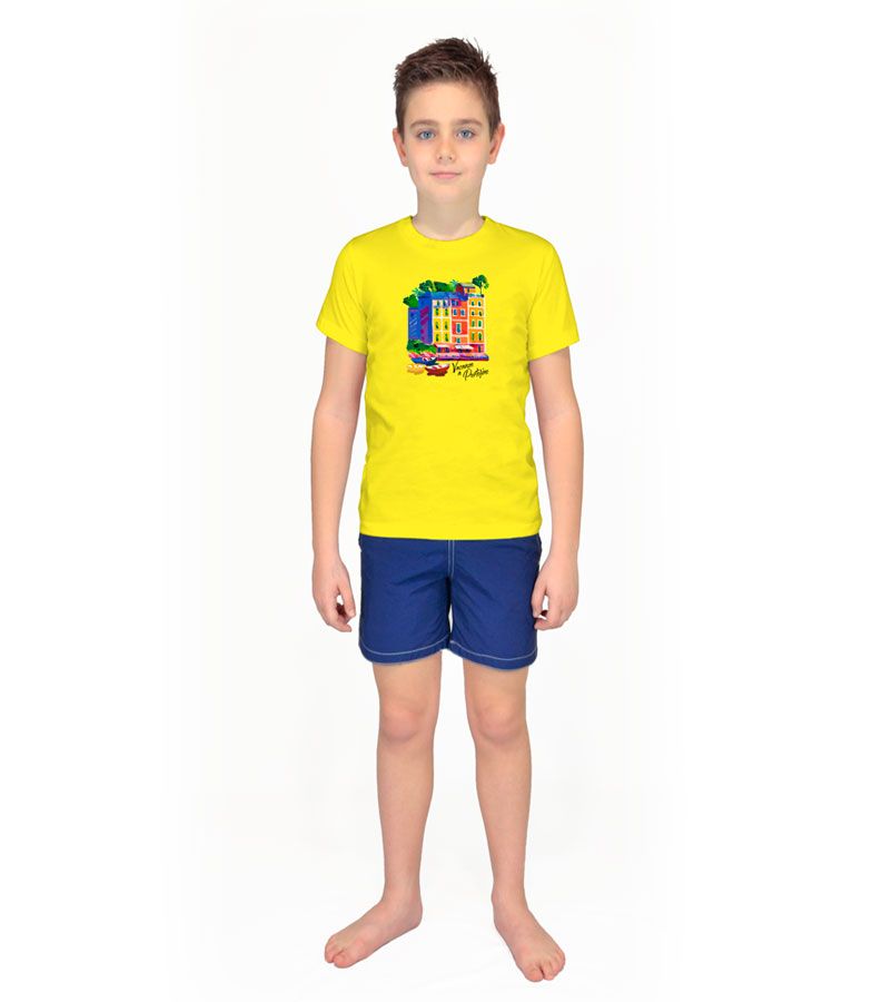 Zeybra T-SHIRT BAMBINO GIALLO Italy