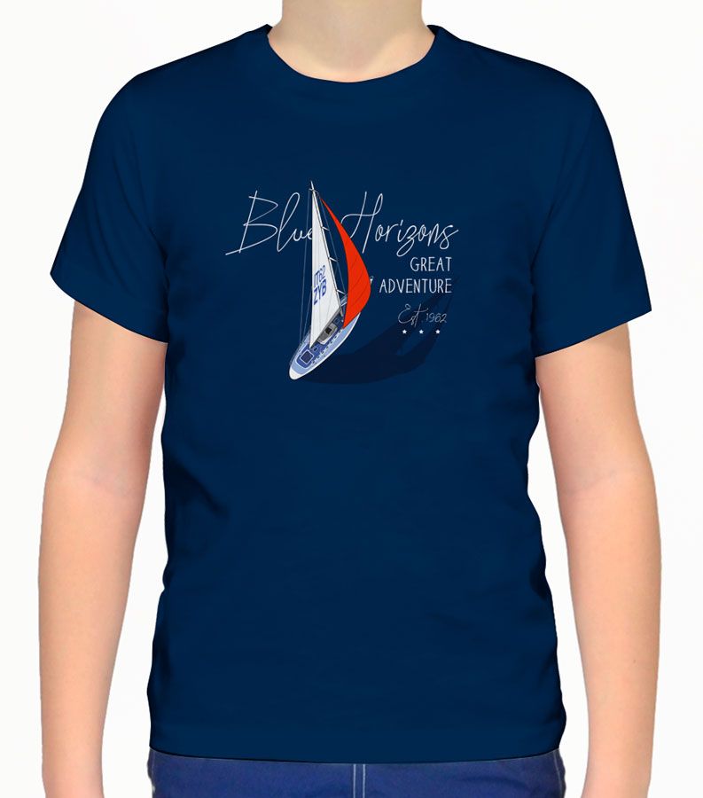 Zeybra T-SHIRT BAMBINO BLU Nuovo