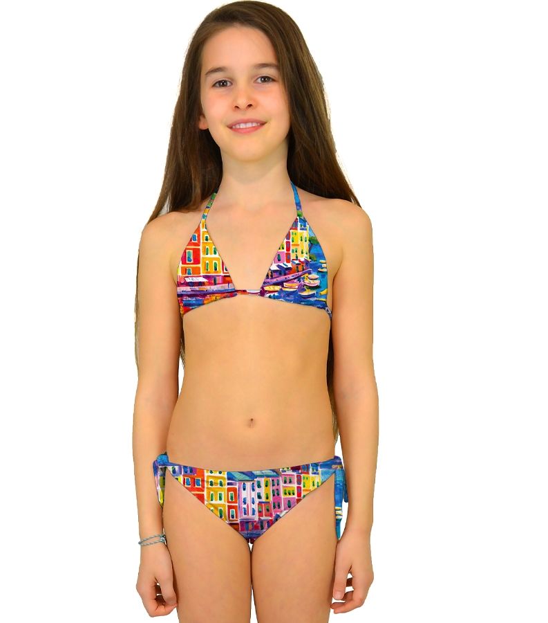 Zeybra SLIP BAMBINA REVERSIBILE PORTOFINO ELETTRICO In Vendita