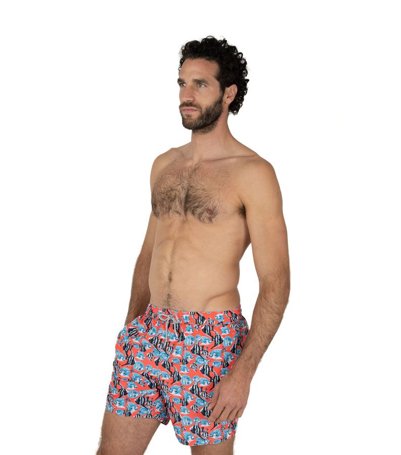 Zeybra COSTUME UOMO PESCI RECYCLED CORALLO FLUO In Vendita