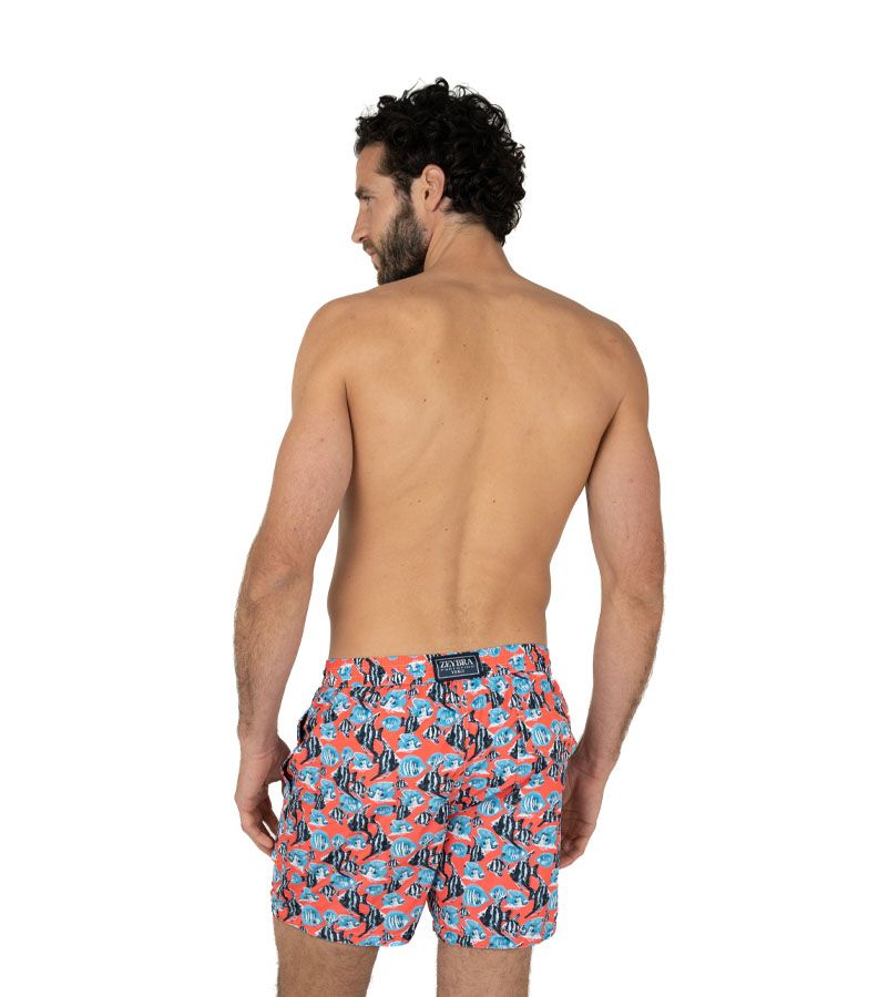 Zeybra COSTUME UOMO PESCI RECYCLED CORALLO FLUO In Vendita